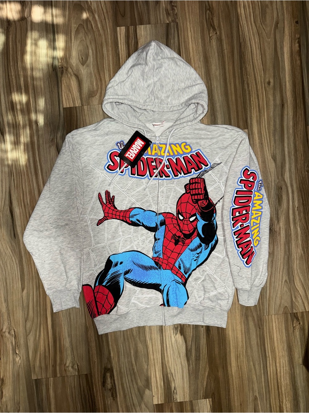 BRAND NEW WITH TAGS WOMEN’S HOODIE THE AMAZING SPIDERMAN